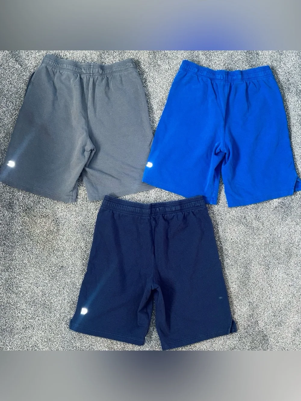 All In Motion / Old Navy Camo (XL)  Pull-On Shorts - Navy, Gray, Royal Blue/ LG